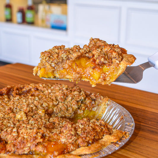10" Palisade Peach Crumble Pie (Take & Bake)